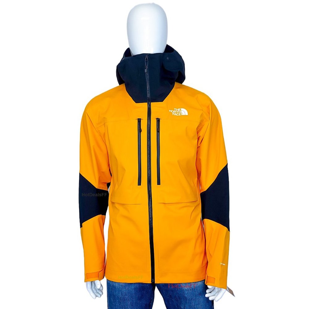 The North Face Men's Summit L5 DryVent Waterproof Shell Ski Jacket Yellow $600